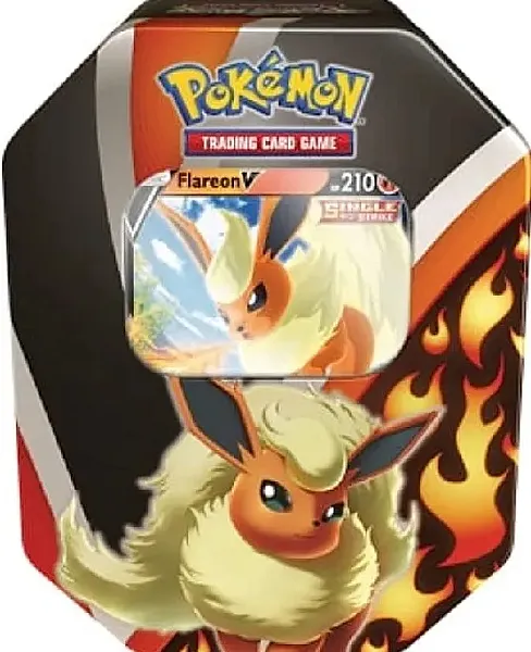 POKEMON TCG - POKEMON EEVEE EVOLUTIONS FLAREON V TIN - EN
